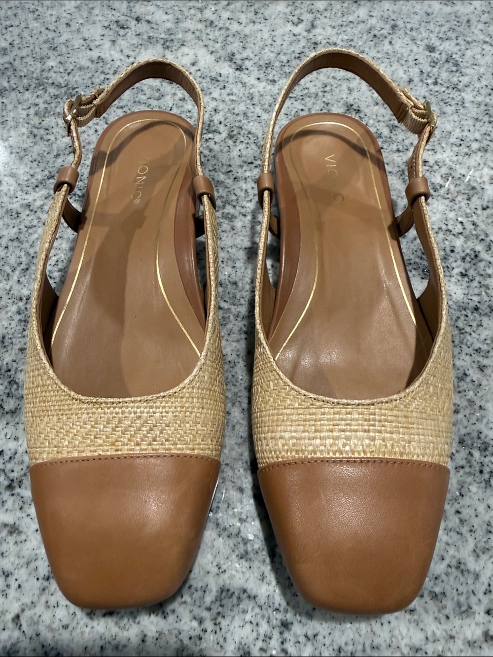 Vionic Petaluma Slingback Flats 8.5 Wide